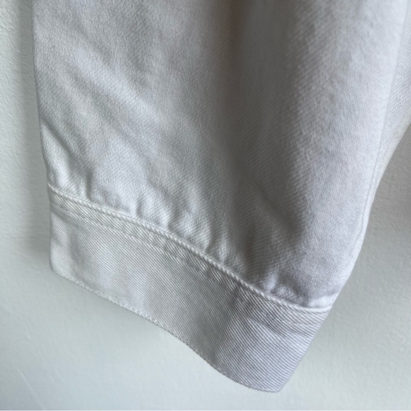 NWT J.Crew Size 2X LDenim blazer-jacket Women’s in white - Picture 10 of 15